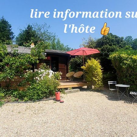 Chalet En Pleine Nature Au Bord D'Un Etang Lanvallay Bagian luar foto